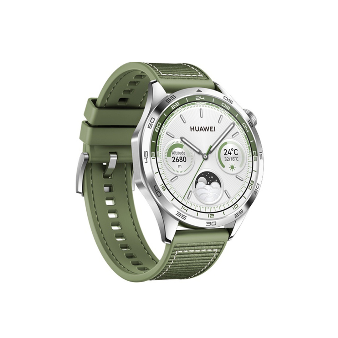 Huawei Watch GT 4 46mm Green - Green Woven Strap Huawei Watch GT 4 46mm Green - Green Woven Strap